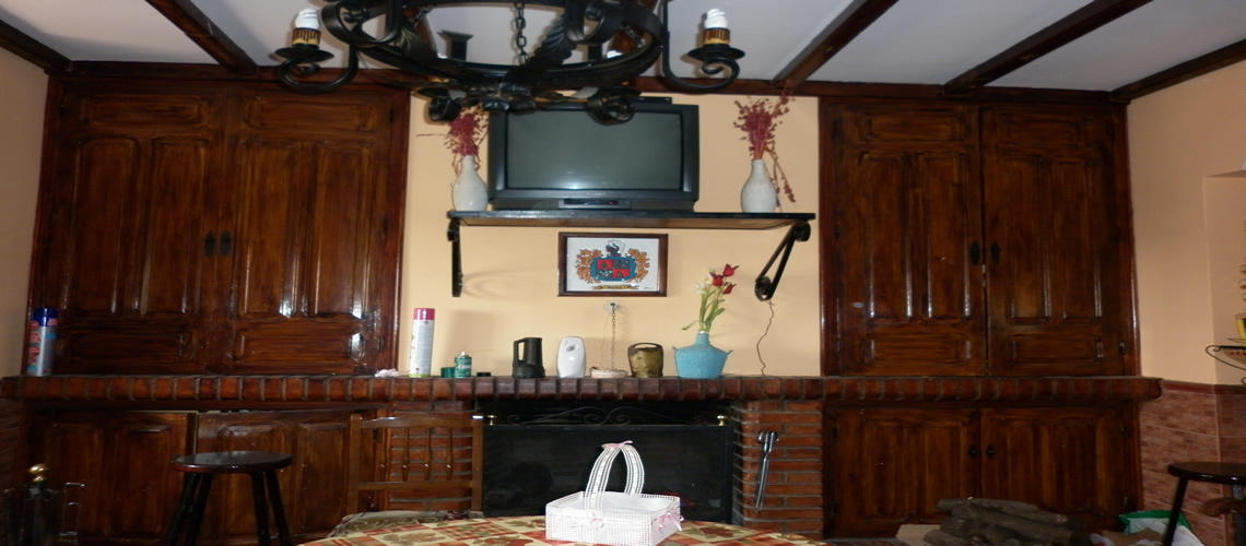 Cocina rústica tradicional